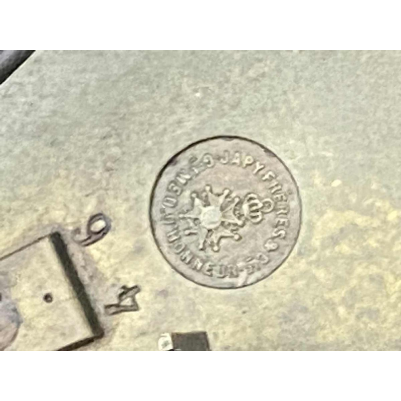 J.W. Benson Londen – uurwerk van Japy Frères, Victoriaanse wandklok 78 cm