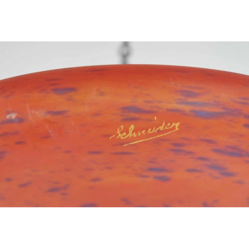 SCHNEIDER le verre Français : suspension art déco , 1925 France