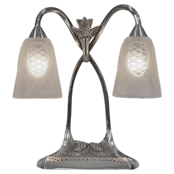 A.BLOCH: Bousquet & Degué : Franse 1930 art deco lamp