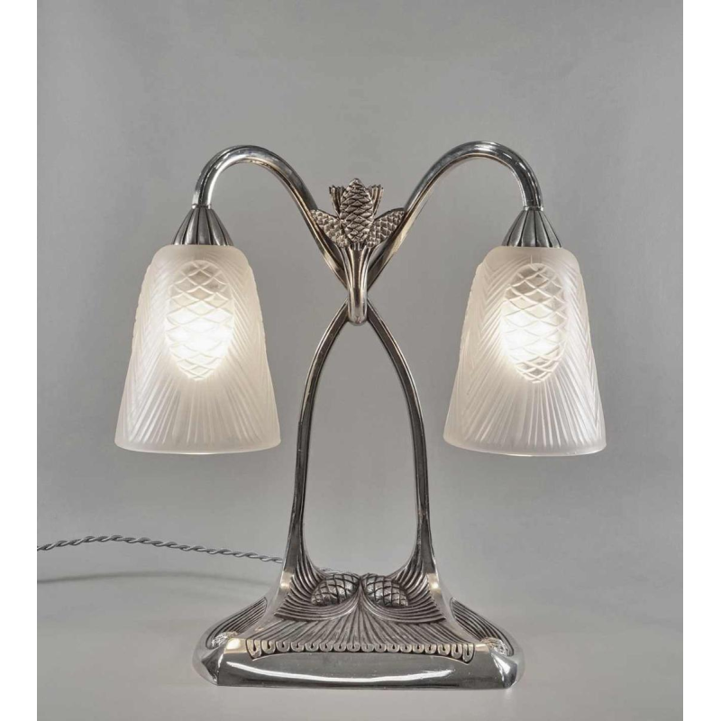 A.BLOCH: Bousquet & Degué : Franse 1930 art deco lamp