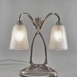 A.Bloch: R.Bousquet & Degué : French art deco lamp ... 1930 France