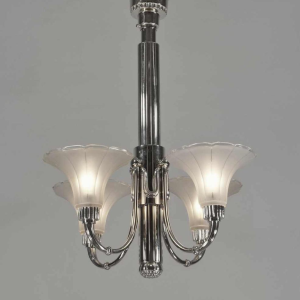 Petitot : Franse 1930 art deco kroonluchter