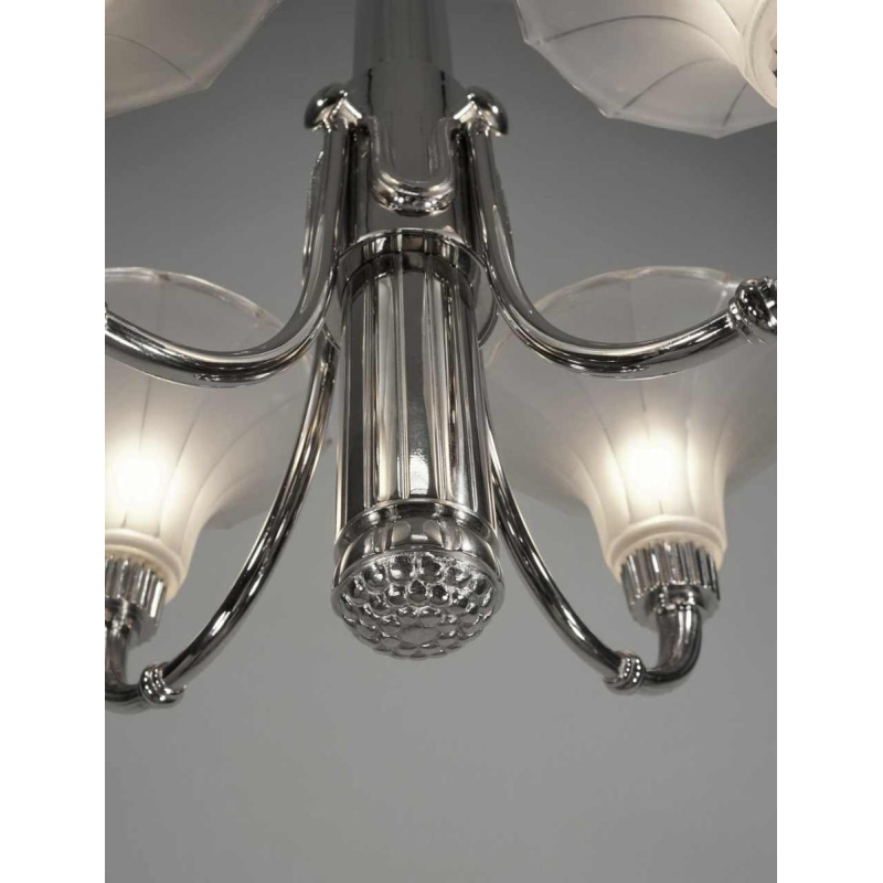 Petitot : lustre art déco. France 1930