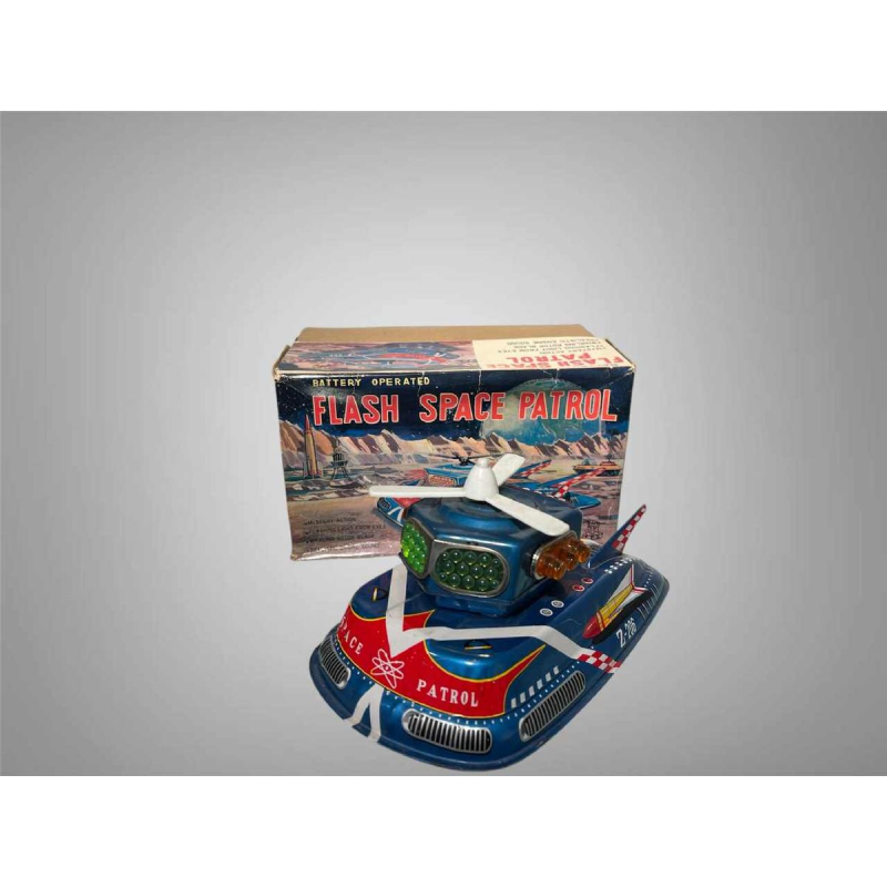 Flash Space Patrol Z-206' par Tokyo Plaything Co. Ltd, jouet japonais vers 1962