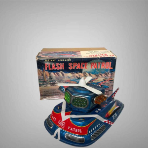Flash Space Patrol Z-206' par Tokyo Plaything Co. Ltd, jouet japonais vers 1962