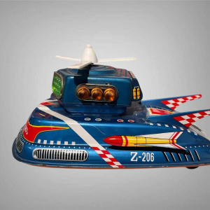 Flash Space Patrol Z-206' van Tokyo Plaything Co. Ltd, Japans speelgoed, circa 1962