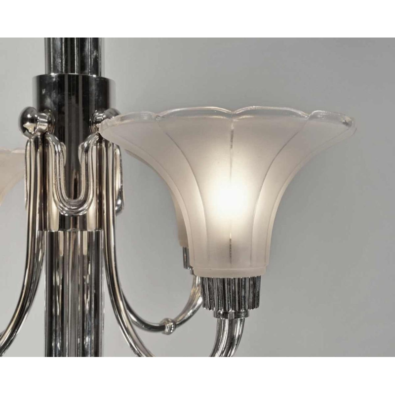 Petitot : Franse 1930 art deco kroonluchter