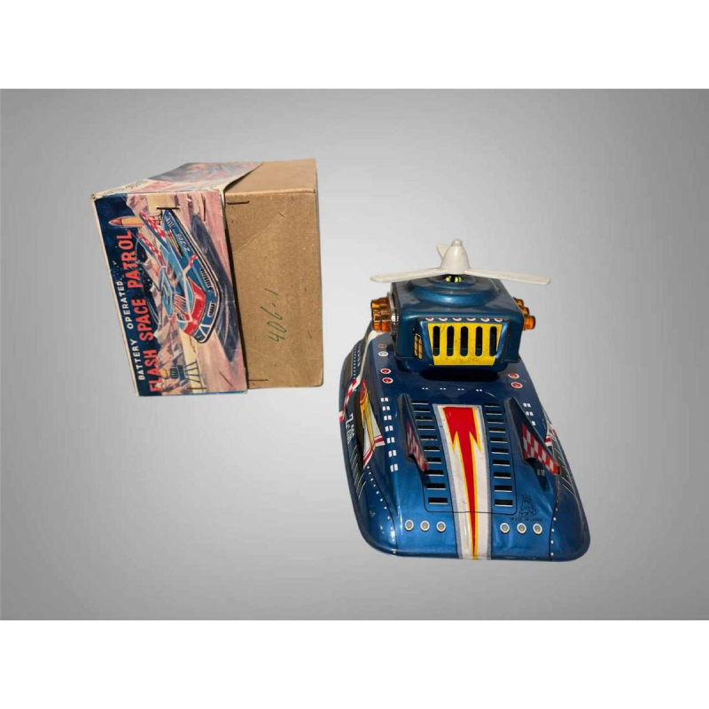 Flash Space Patrol Z-206' par Tokyo Plaything Co. Ltd, jouet japonais vers 1962
