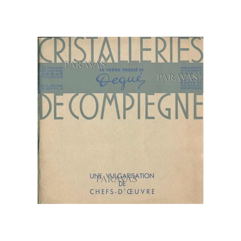 Ad. BLOCH: Robert Bousquet et Degué. lampe art déco. France 1930