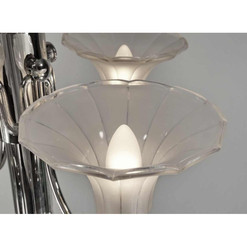 Petitot : Franse 1930 art deco kroonluchter