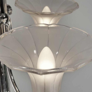 Petitot: French art deco chandelier ... 1930 France