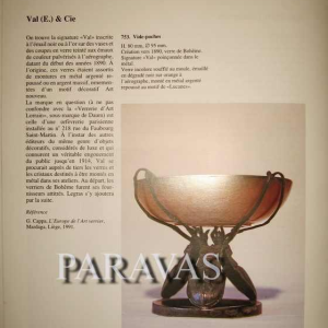 E.Val & Schneider : French art deco lamp... 1930 France