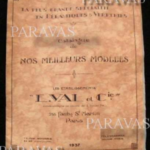 E.VAL & Schneider : veilleuse art déco. France 1930