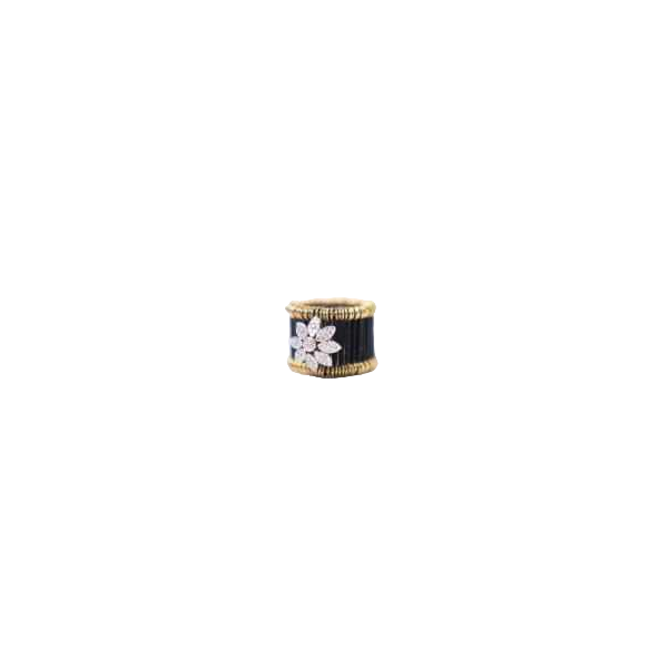 Ring in 18k gold with diamonds