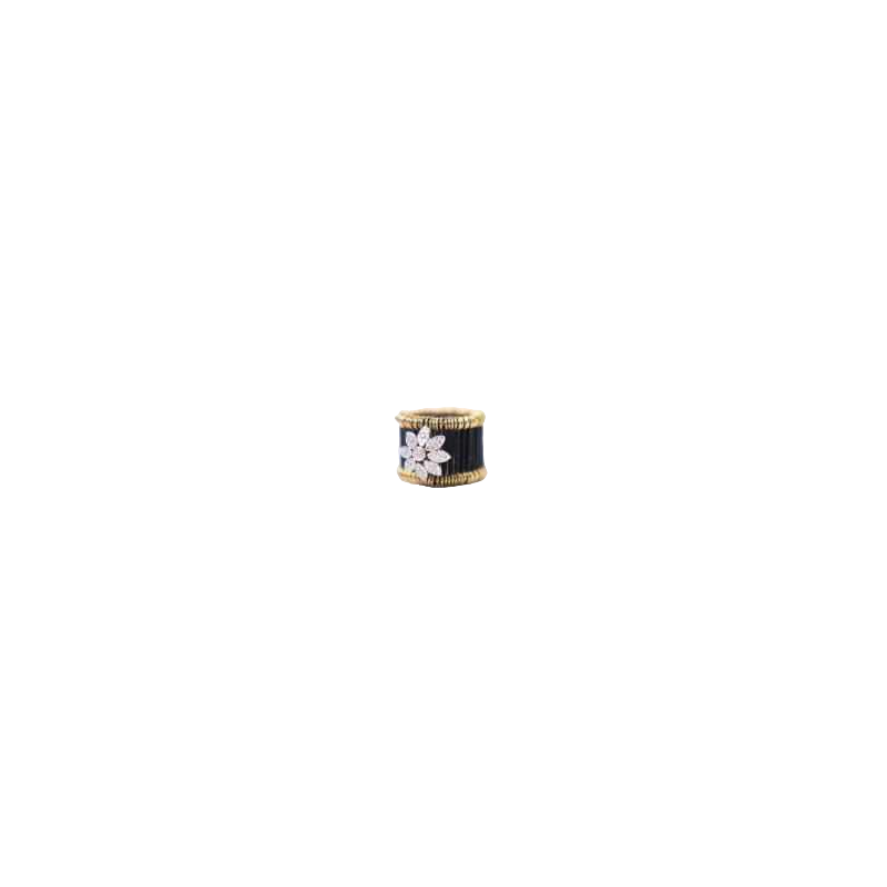 Ring in 18k gold with diamonds