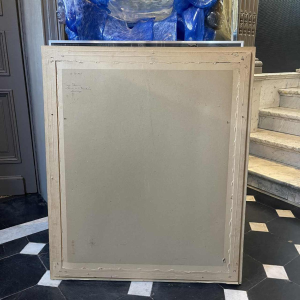 Denyse Willem “The Secret“ 3 naakte vrouwen / nimfen, symbolistisch & fantastisch schilderij, 1970