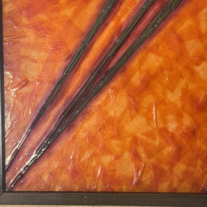 Antonio Secci, brutalistisch abstract schilderij, gemengde techniek op paneel, Italië Milaan 1969