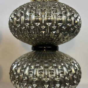 Murano, paar Hollywood Regency-lampen van geblazen glas, Italië ca 1980