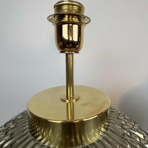 Murano, paar Hollywood Regency-lampen van geblazen glas, Italië ca 1980