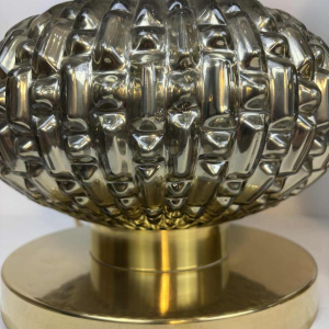 Murano, paar Hollywood Regency-lampen van geblazen glas, Italië ca 1980