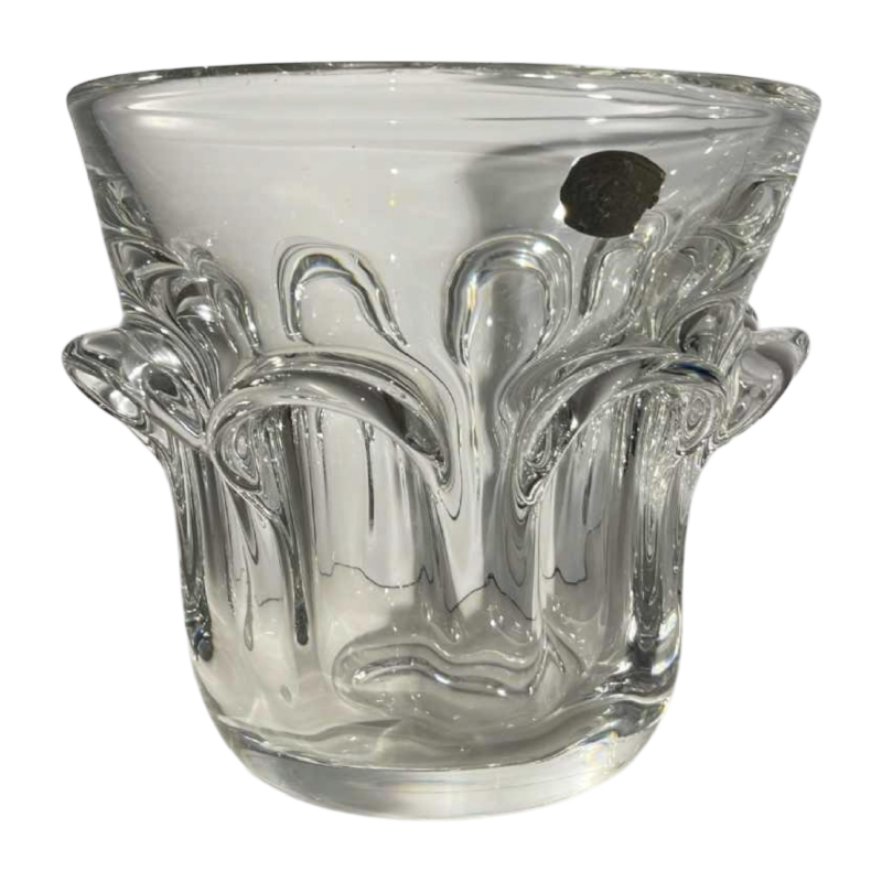 Antonio - Guido Bon / Val Saint Lambert, crystal champagne bucket, ca 1950-1960