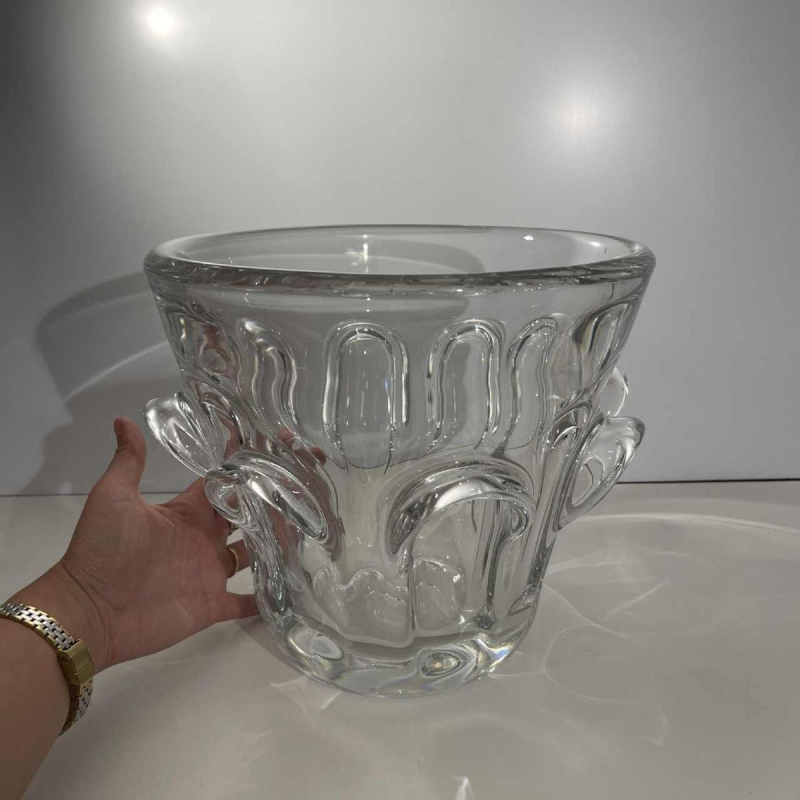 Antonio & Guido Bon / Val Saint Lambert, crystal champagne bucket, ca 1950-1960