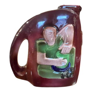 RENE BOSCHMANS pour COCERAM, pichet céramique, franc-maçonnerie, ca 1950