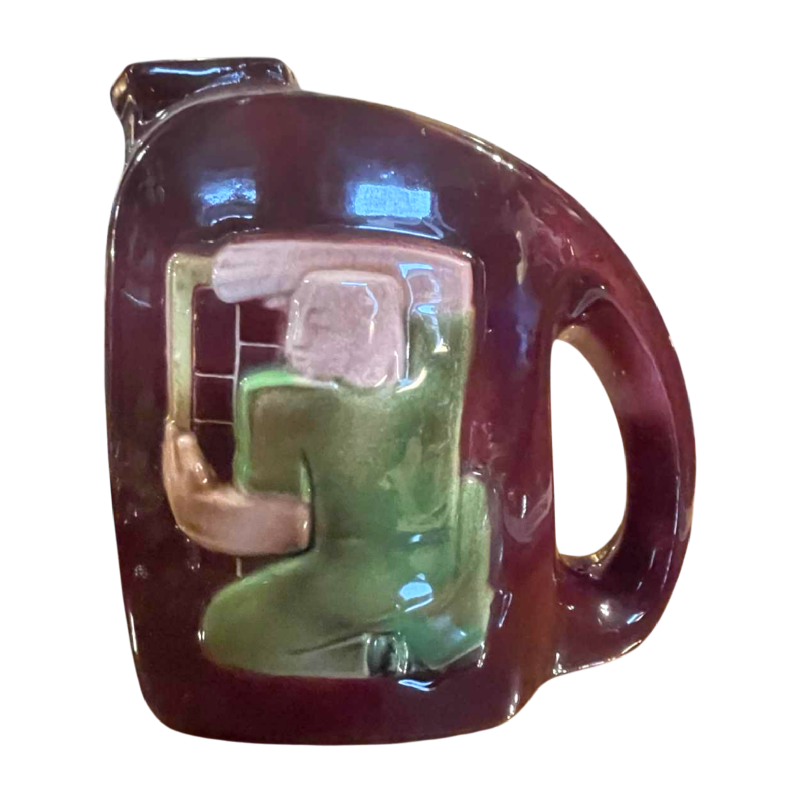 RENE BOSCHMANS pour COCERAM, pichet céramique, franc-maçonnerie, ca 1950