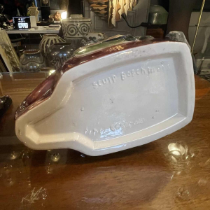 RENE BOSCHMANS voor COCERAM, kruik van keramiek, vrijmetselarij, ca 1950