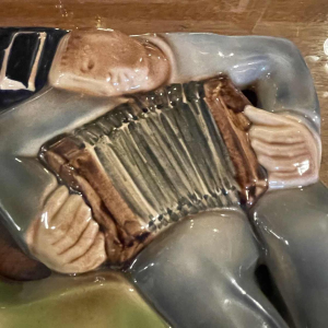 RENE BOSCHMANS voor COCERAM, complete serie van 4 bas-reliëf sculpturen, vrijmetselarij, ca 1950