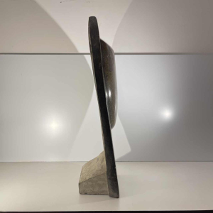 Ammoniet, groot fossiel sculptuur 53cm, klaar om te exposeren