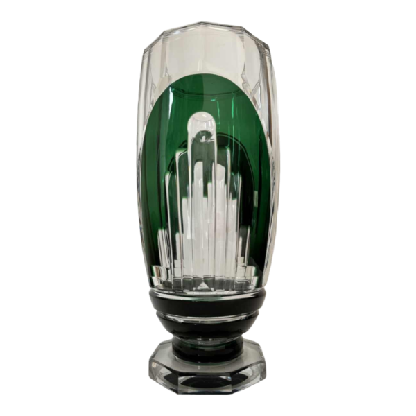 Val Saint Lambert « Vase named FOCH » creation Joseph SIMON