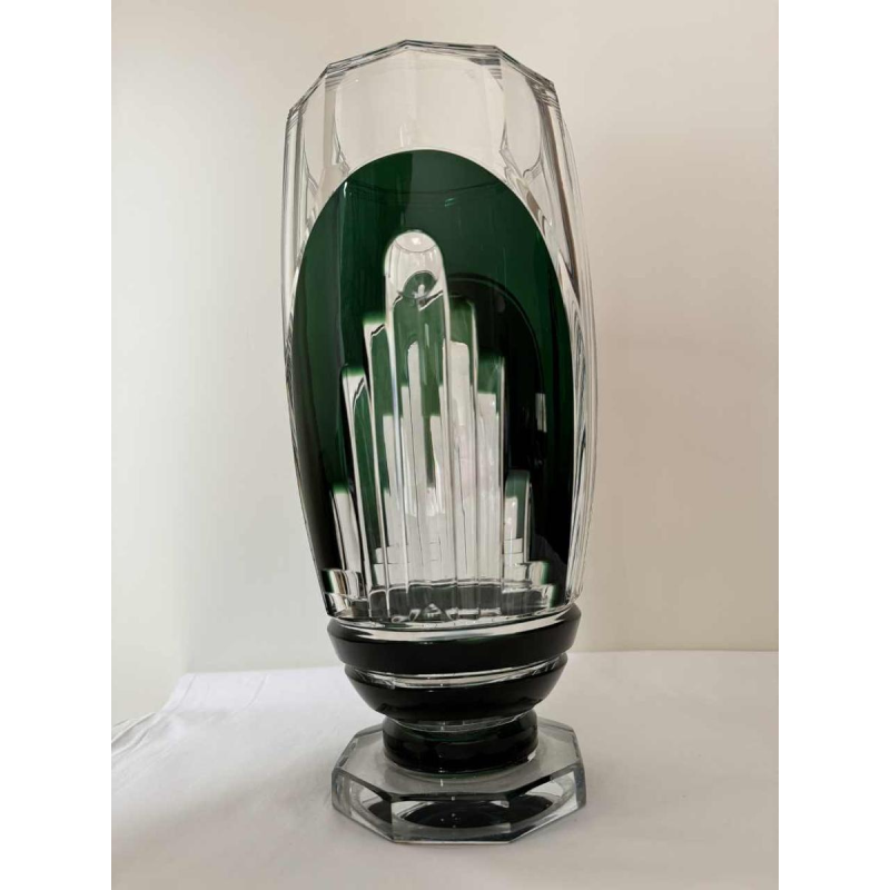 Val Saint Lambert « Vase named FOCH » creation Joseph SIMON