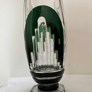 Val Saint Lambert « Vase named FOCH » creation Joseph SIMON