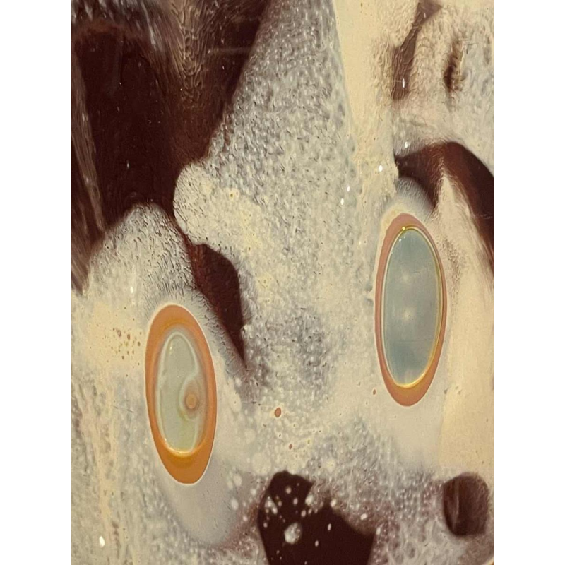 Louis LELOUP (1929-) big crystal vase - sculpture