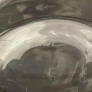 Louis LELOUP (1929-) grote kristal vaas