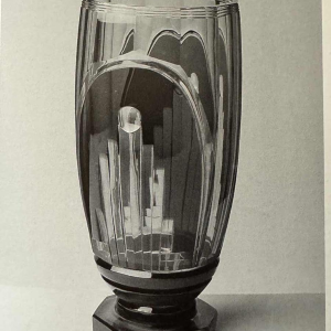 Val Saint Lambert « Vase named FOCH » creation Joseph SIMON