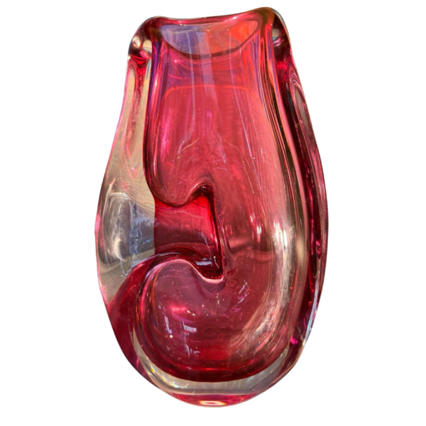 Val St Lambert vase « Boreal » création René DELVENNE