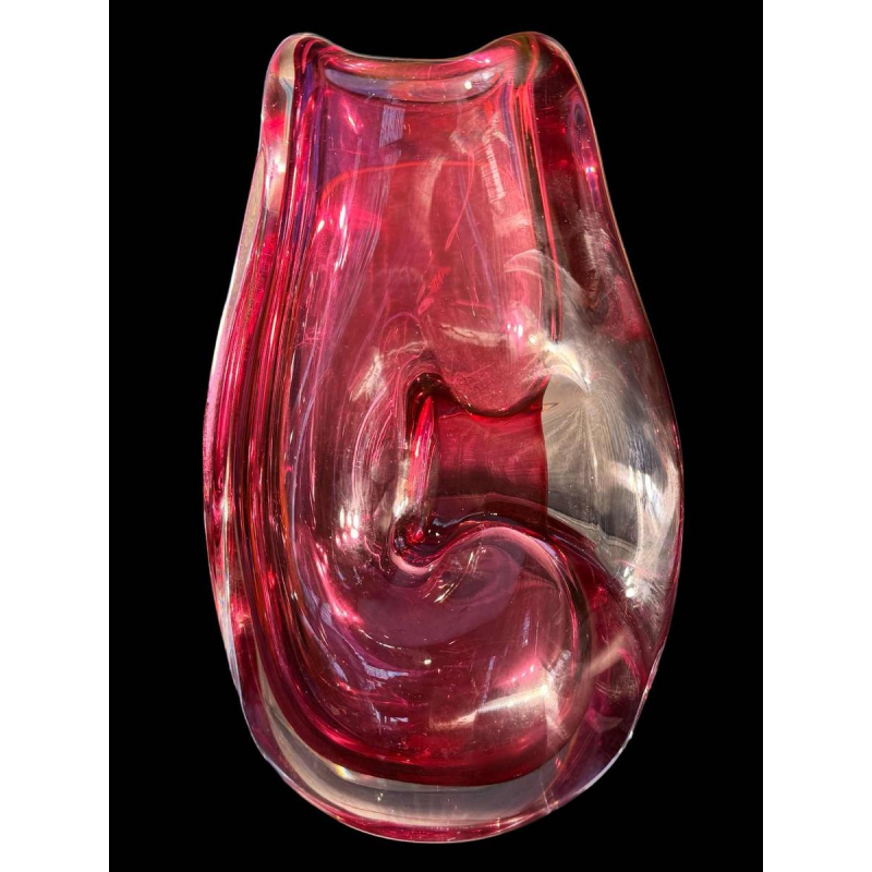 Val St Lambert vase « Boreal » création René DELVENNE