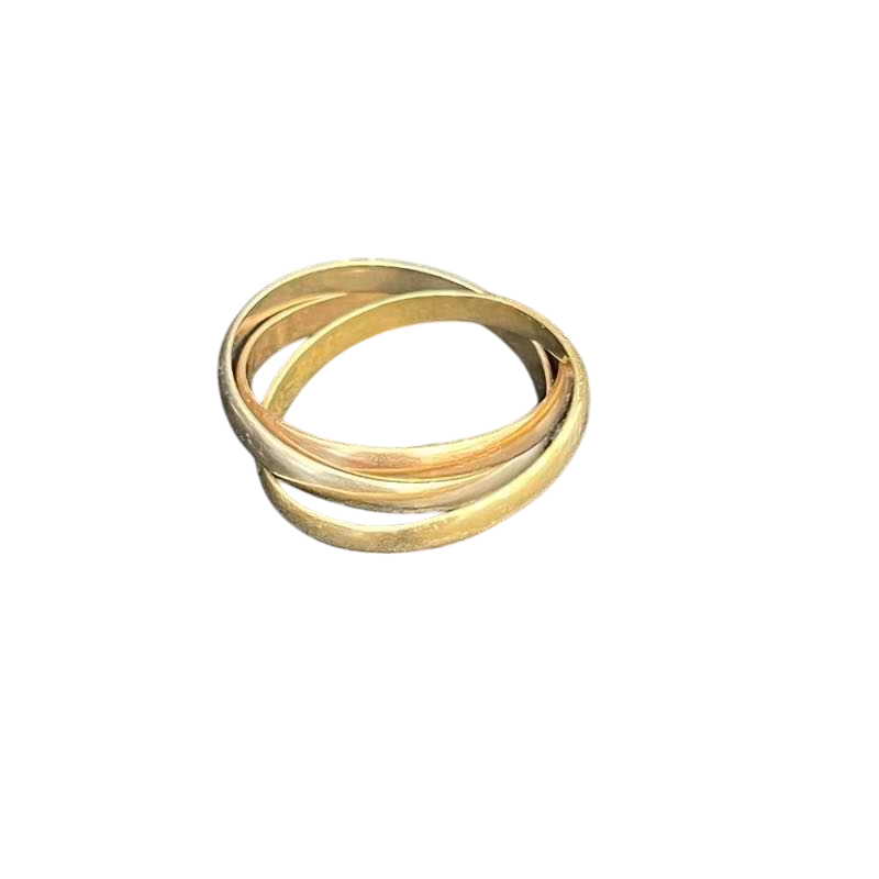 CARTIER - bague « Trinity de Cartier » en or jaune, rose et blanc 18k.