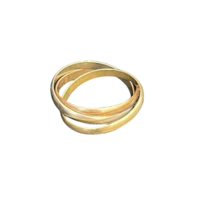 CARTIER - "Trinity de Cartier" ring in 18k geel, roze en wit goud.