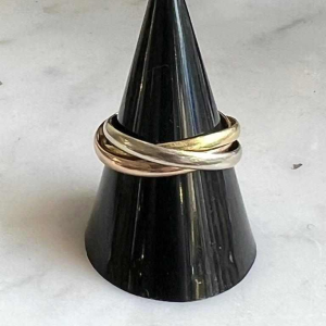 CARTIER - "Trinity de Cartier" ring in 18k geel, roze en wit goud.