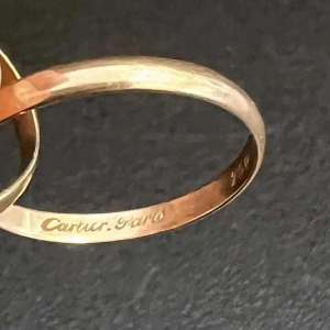 CARTIER - "Trinity de Cartier" ring in 18k geel, roze en wit goud.