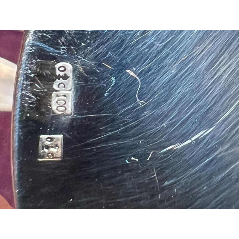 Christofle, modèle « Perles » 147 pces argenterie, ménagère couverts de table en métal argenté