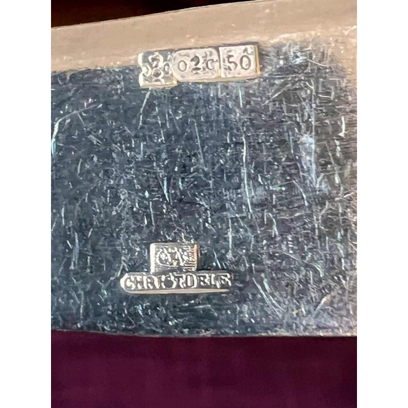 Christofle, modèle « Perles » 147 pces argenterie, ménagère couverts de table en métal argenté