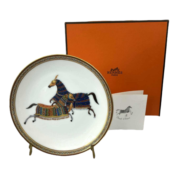 HERMÈS Paris - Assiette collection Cheval dOrient