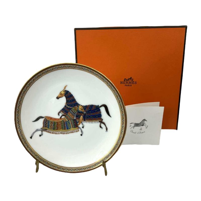 HERMÈS Paris - Assiette collection Cheval dOrient