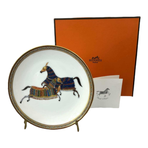 HERMÈS Paris - Assiette collection Cheval dOrient