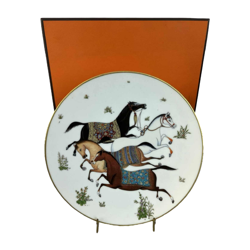 HERMÈS Paris - Plat/Assiette collection Cheval dOrient