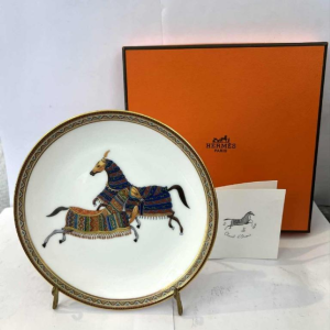 HERMÈS Paris - Assiette collection Cheval dOrient